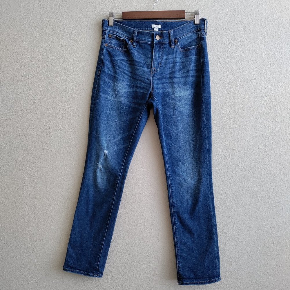 J. Crew Signature Stretch Distressed Jeans Size 25
